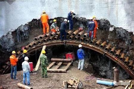 盐城隧道钢花管支护案例